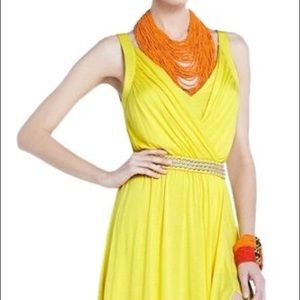 BCBG Yellow Maxi Dress